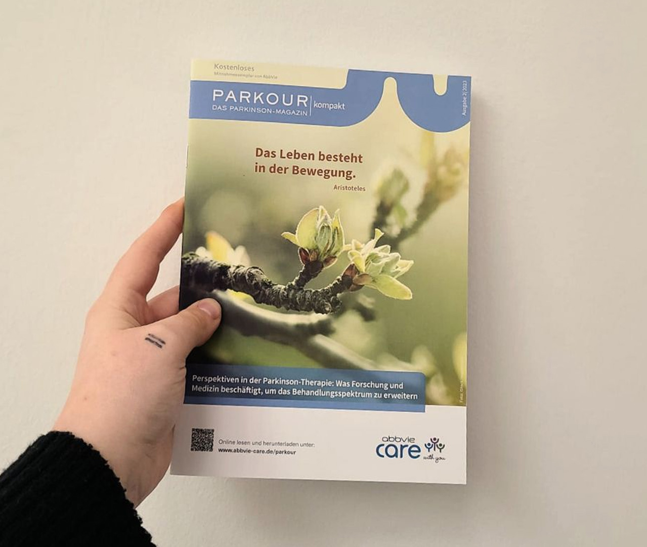 Vorhang auf: Die neue Ausgabe des PARKOUR Magazins von AbbVie Care ist da!