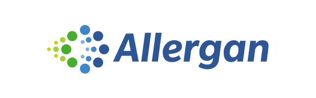 Unternehmenslogo unseres Kunden Allergan